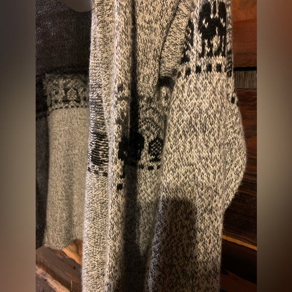 UNISEX playful LLama Adult zip up sweater - Picture 10 of 16